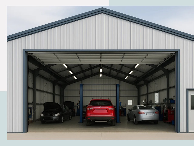 Ангары из сэндвич панелей от 614 руб. в Новодвинск