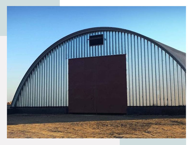 Арочные ангары в Новодвинске