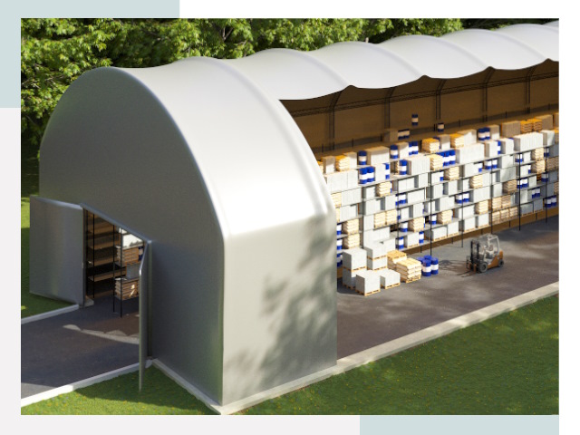 Тентовые ангары в Новодвинске