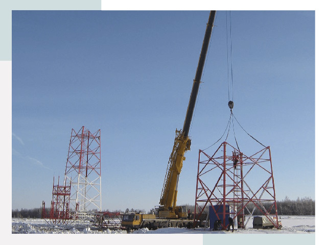 Монтаж вышек связи в Новодвинске