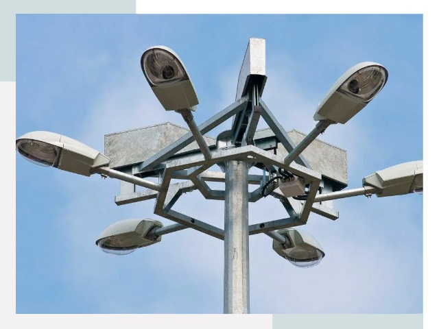 Монтаж осветительных мачт в Новодвинске