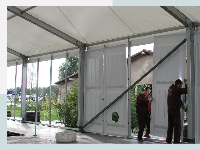 Быстро сборные шатры в Новодвинск от 614 руб. за м²