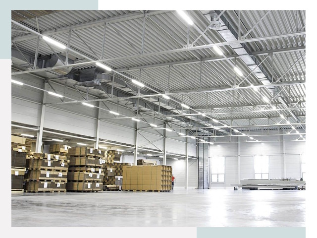 Освещение ангаров в Новодвинске