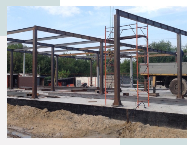 Фундамент для ангаров в Новодвинске